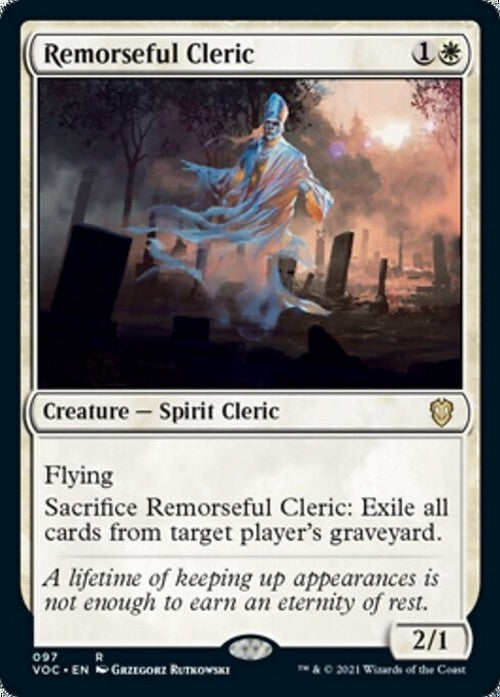 Remorseful Cleric ~ Commander: Crimson Vow [ NM ] [ MTG ]