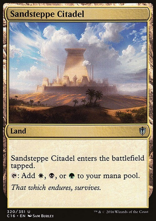 Sandsteppe Citadel ~ Commander 2016 [ EX ] [ Magic MTG ]
