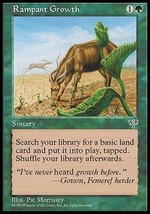 Rampant Growth ~ Mirage [ EX ] [ Magic MTG ]