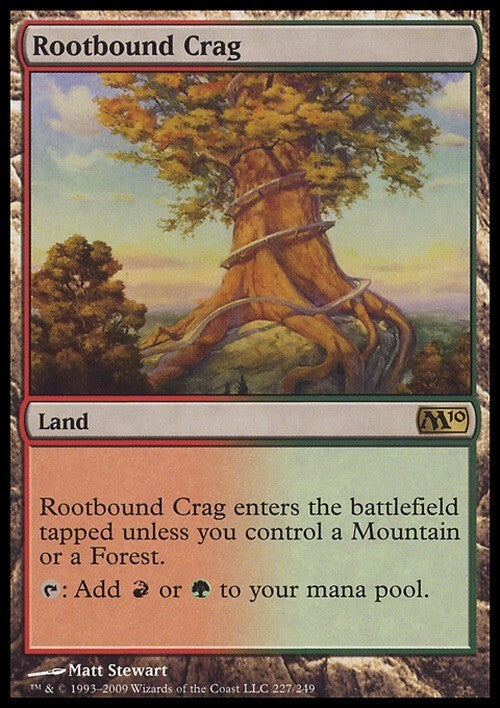 Rootbound Crag ~ Magic 2010 [ EX ] [ Magic MTG ]