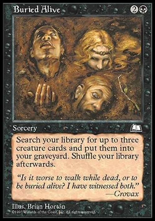 Buried Alive ~ Weatherlight [ EX ] [ Magic MTG ]