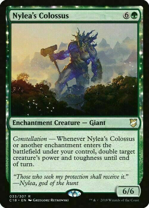 Nylea's Colossus ~ Commander 2018 [ NM ] [ Magic MTG ]