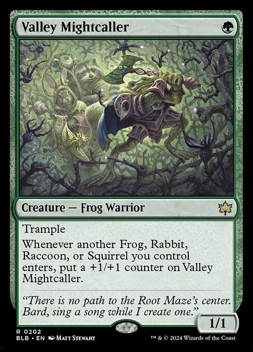 Valley Mightcaller ~ Bloomburrow [ NM ] [ Magic MTG ]