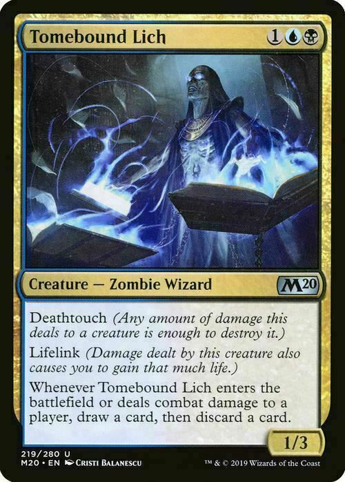 Tomebound Lich ~ Core 2020 [ EX ] [ Magic MTG ]