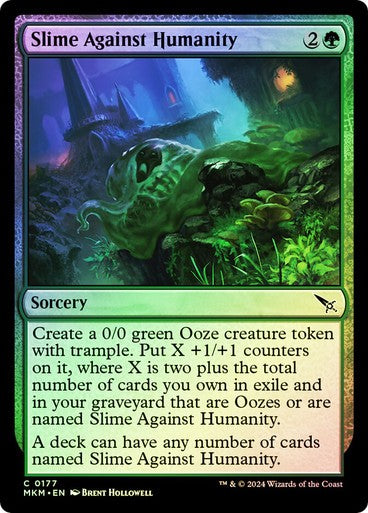 FOIL Slime Against Humanity ~ Murders at Karlov Manor [ NM ] [ Magic MTG ]