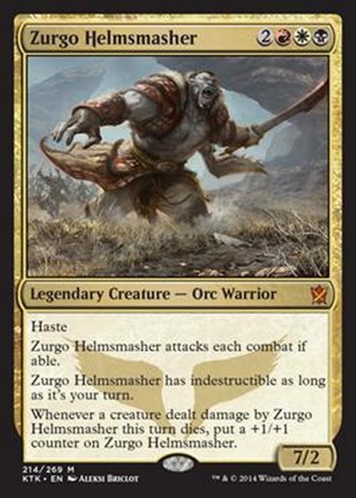 Zurgo Helmsmasher ~ Khans of Tarkir [ EX ] [ Magic MTG ]