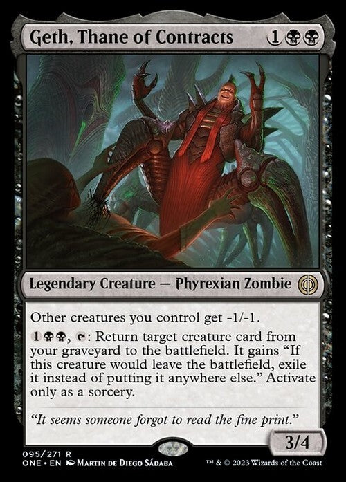 Geth, Thane of Contracts ~ Phyrexia: All Will Be One [ NM ] [ Magic MTG ]