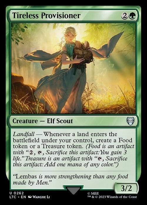Tireless Provisioner ~ Commander: Lord of the Rings [ NM ] [ Magic MTG ]