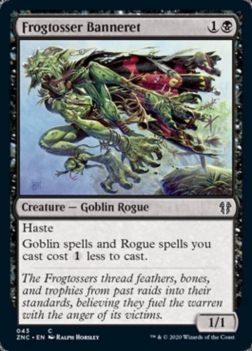 Frogtosser Banneret ~ Commander: Zendikar Rising [ NM ] [ Magic MTG ]
