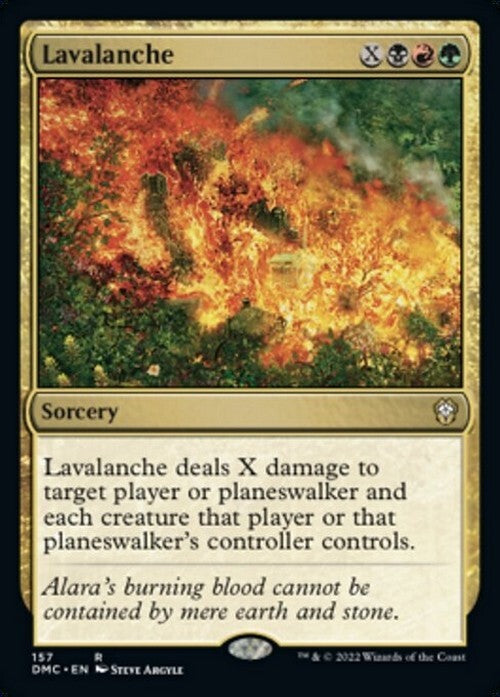 Lavalanche ~ Commander: Dominaria United [ NM ] [ Magic MTG ]