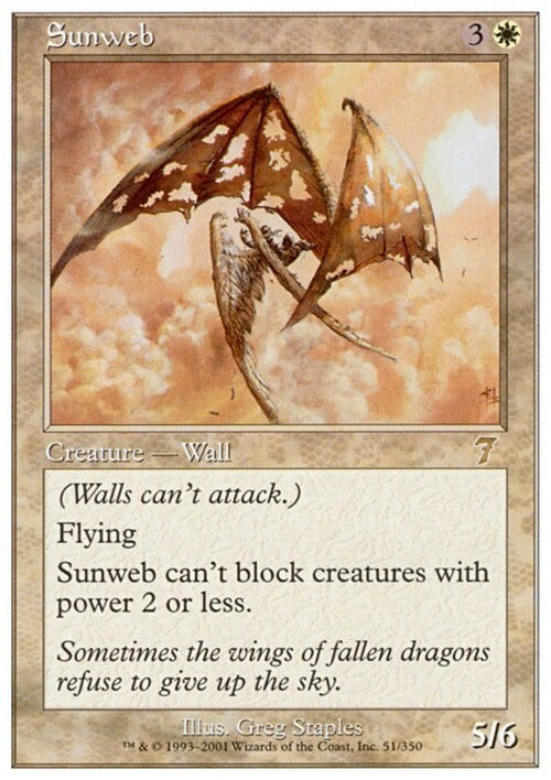 Sunweb ~ Seventh Edition [ EX ] [ Magic MTG ]