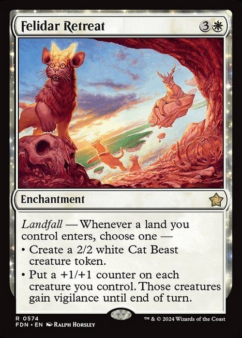 Felidar Retreat ~ Foundations [ NM ] [ Magic MTG ]
