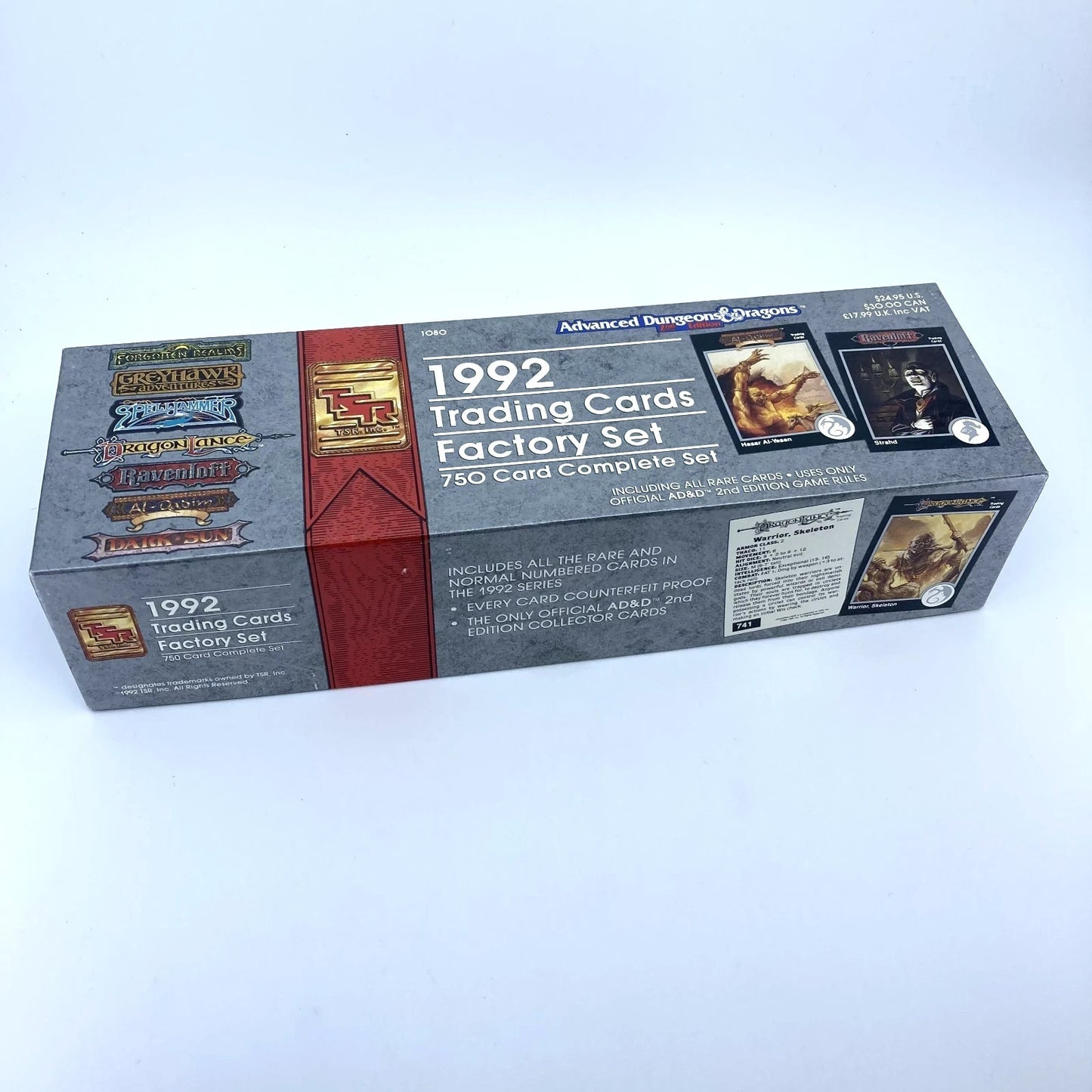 1992 Trading Card Factory Set ~ AD&D 2nd Advanced Dungeons and Dragons 750 Cards