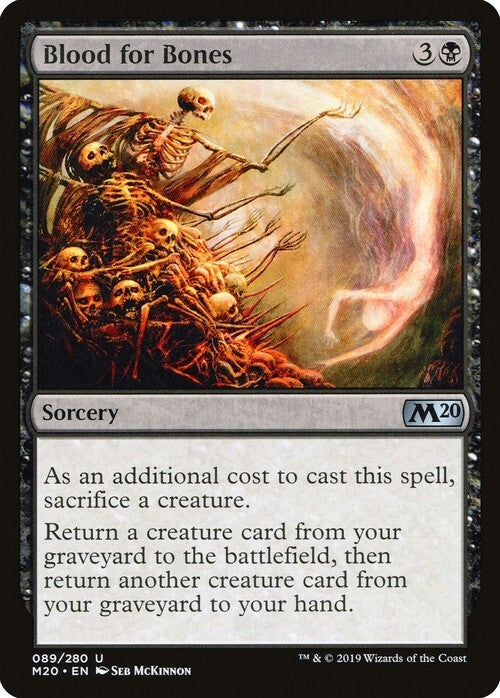 Blood for Bones ~ Core 2020 [ EX ] [ Magic MTG ]