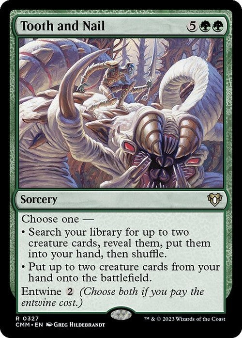 Tooth and Nail ~ Commander Masters [ NM ] [ Magic MTG ]