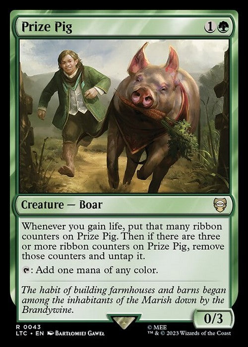 Prize Pig ~ Commander: Lord of the Rings [ NM ] [ Magic MTG ]