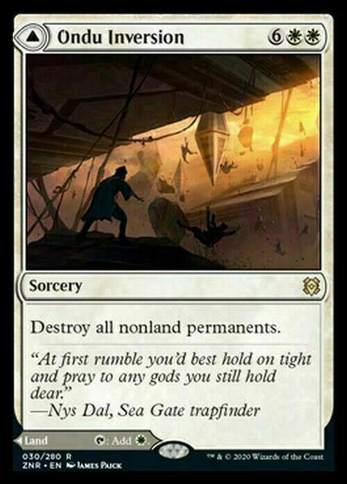 Ondu Inversion // Ondu Skyruins ~ Zendikar Rising [ NM ] [ Magic MTG ]