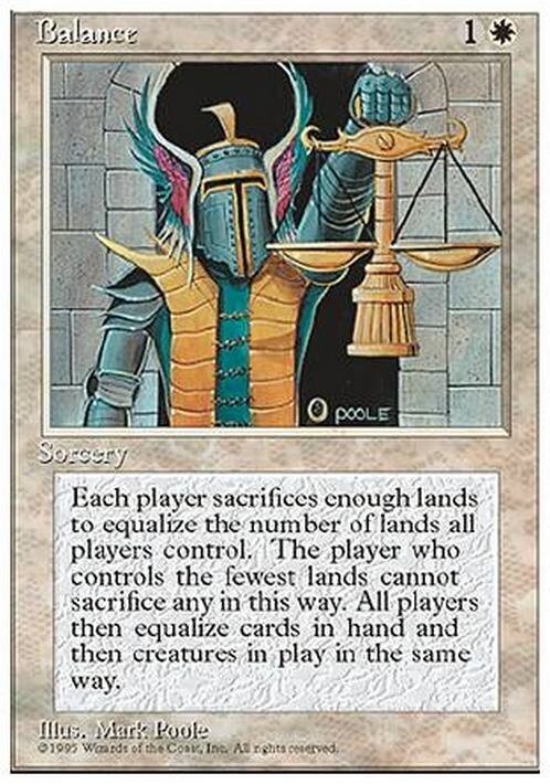 Balance ~ Fourth Edition [ NM ] [ Magic MTG ]