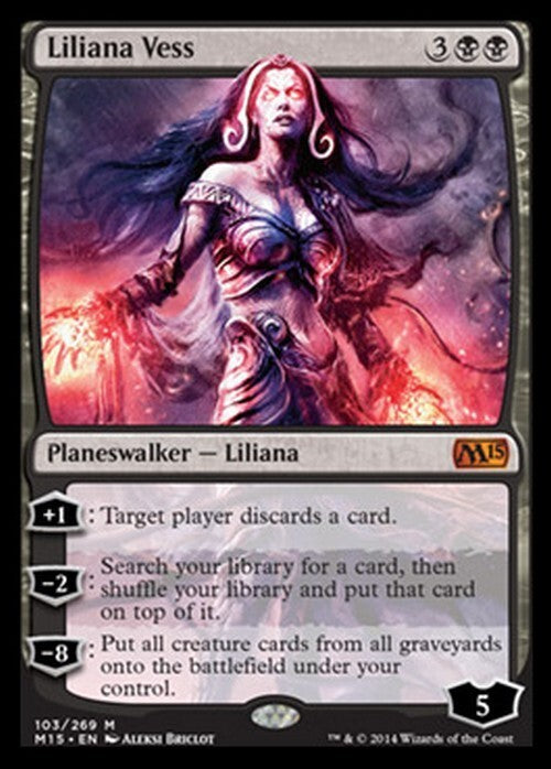 Liliana Vess ~ Magic 2015 [ EX ] [ Magic MTG ]