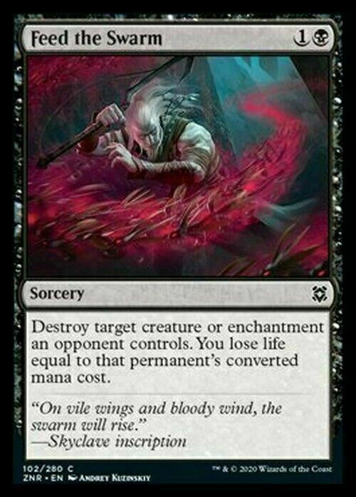 Feed the Swarm ~ Zendikar Rising [ NM ] [ Magic MTG ]