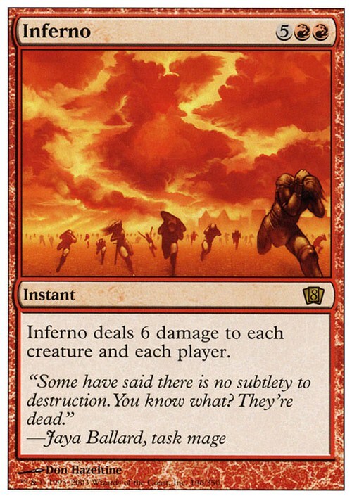 Inferno ~ Eighth Edition [ EX ] [ Magic MTG ]