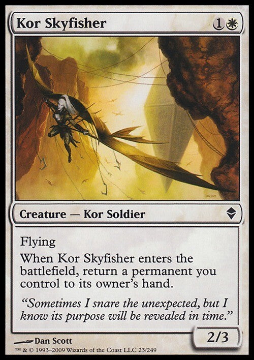 Kor Skyfisher ~ Zendikar [ EX ] [ Magic MTG ]