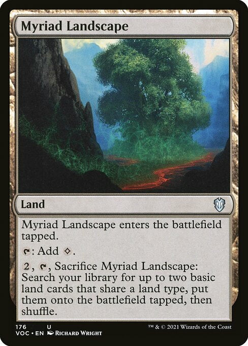 Myriad Landscape ~ Commander: Crimson Vow [ NM ] [ MTG ]