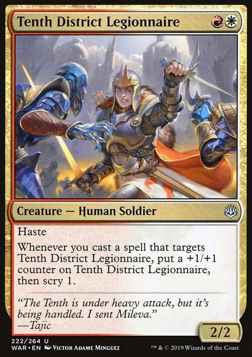 Tenth District Legionnaire ~ War of the Spark [ EX ] [ MTG ]