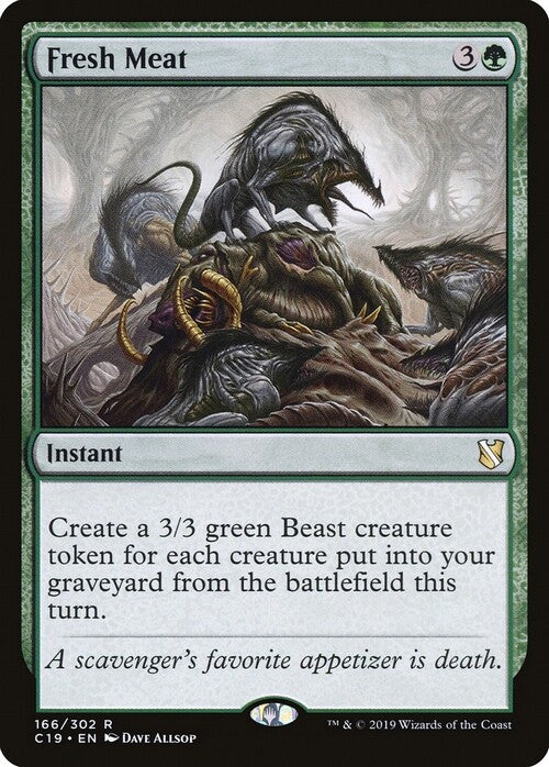 Fresh Meat ~ Commander 2019 [ EX ] [ Magic MTG ]