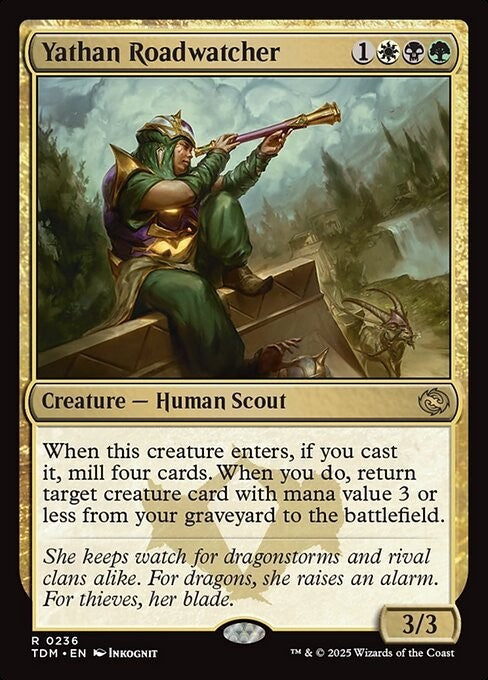 Yathan Roadwatcher ~ Tarkir: Dragonstorm [ NM ] [ Magic MTG ]