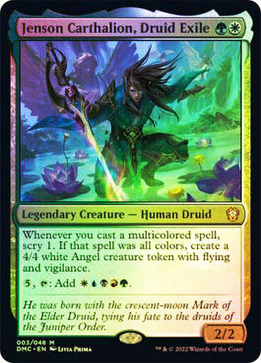 FOIL Jenson Carthalion, Druid Exile ~ Commander: Dominaria United [ NM ] [ MTG ]