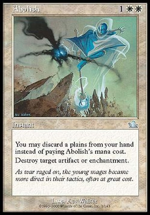 Abolish ~ Prophecy [ EX ] [ Magic MTG ]