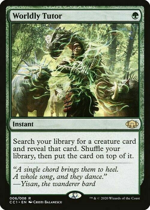 Worldly Tutor ~ Commander Collection: Green [ NM ] [ Magic MTG ]