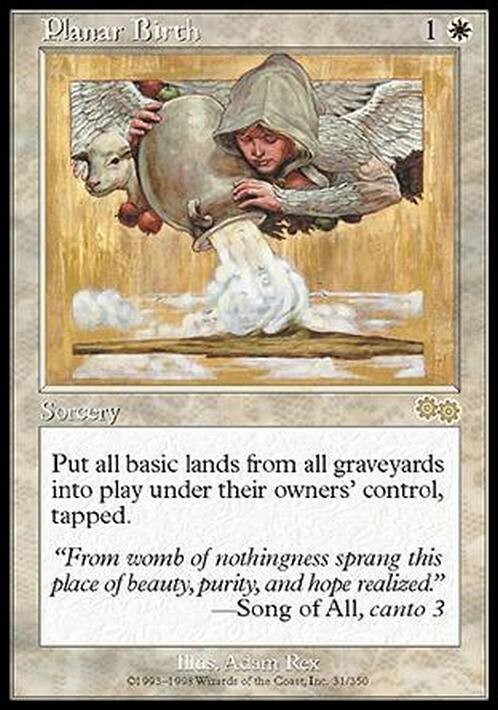 Planar Birth ~ Urza's Saga [ EX ] [ Magic MTG ]