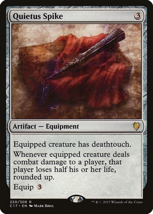 Quietus Spike ~ Commander 2017 [ EX ] [ Magic MTG ]