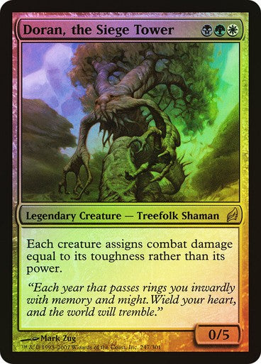 FOIL Doran, the Siege Tower ~ Lorwyn [ PLAYED ] [ Magic MTG ]