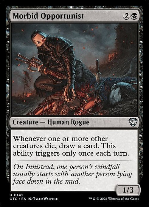 Morbid Opportunist ~ Commander: Outlaws of Thunder Junction [ NM ] [ Magic MTG ]