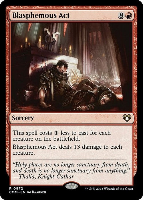 Blasphemous Act ~ Commander Masters [ NM ] [ Magic MTG ]