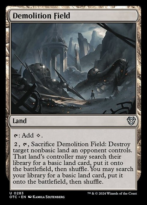 Demolition Field ~ Commander: Outlaws of Thunder Junction [ NM ] [ Magic MTG ]