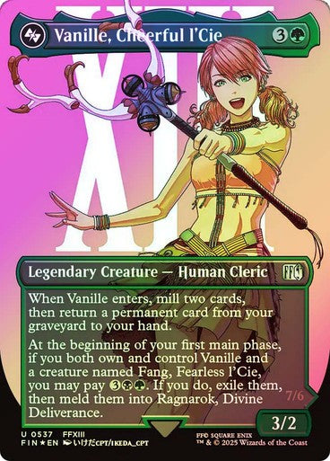 FOIL SURGE Vanille, Cheerful l'Cie ~ Final Fantasy [ NM ] [ Magic MTG ]
