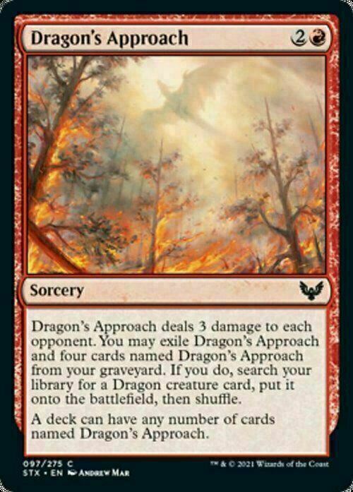 Dragon's Approach ~ Strixhaven [ NM ] [ Magic MTG ]