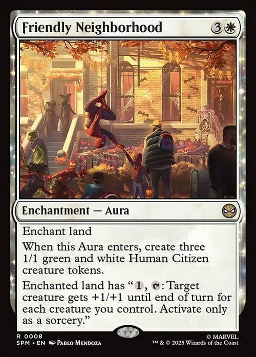 Friendly Neighborhood ~ Spider-Man [ NM ] [ Magic MTG ]