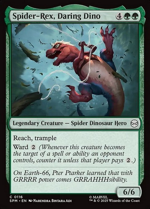 Spider-Rex, Daring Dino ~ Spider-Man [ NM ] [ Magic MTG ]