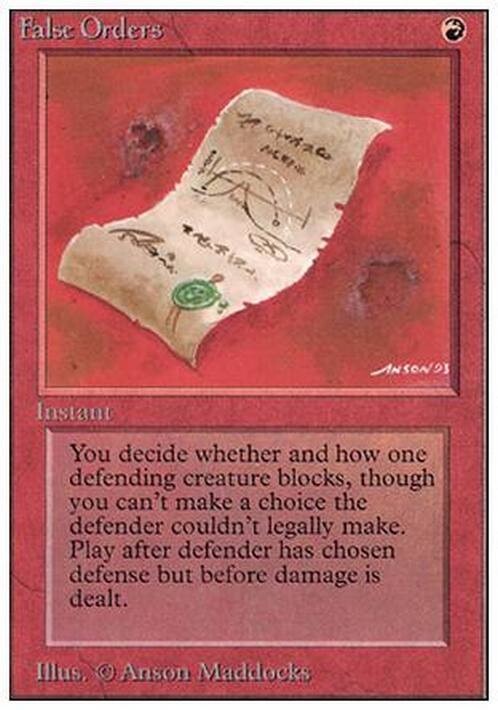 False Orders ~ Unlimited [ PLAYED ] [ Magic MTG ]