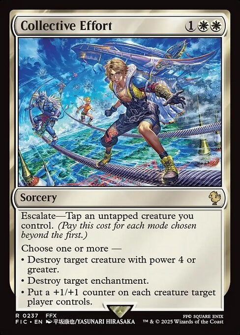 Collective Effort ~ Commander: Final Fantasy [ NM ] [ Magic MTG ]