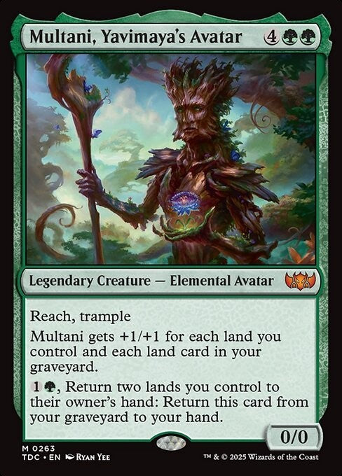 Multani, Yavimaya's Avatar ~ Commander: Tarkir: Dragonstorm [ NM ] [ Magic MTG ]