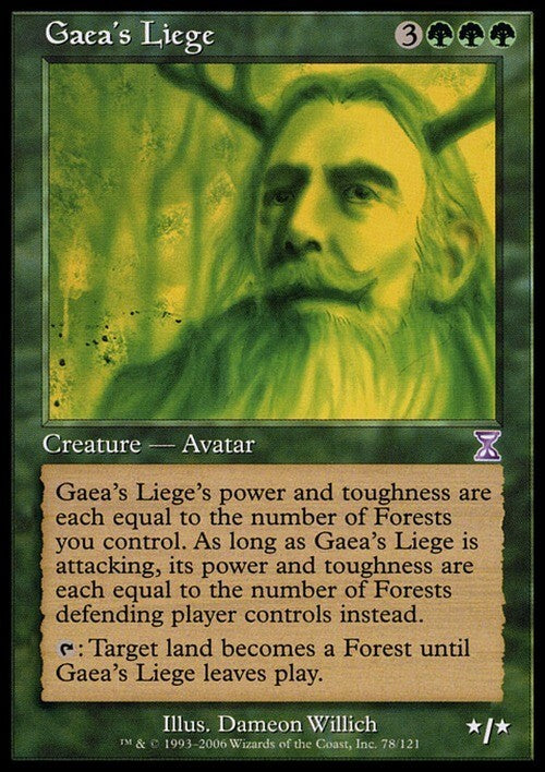 Gaea's Liege ~ Time Spiral [ EX ] [ Magic MTG ]