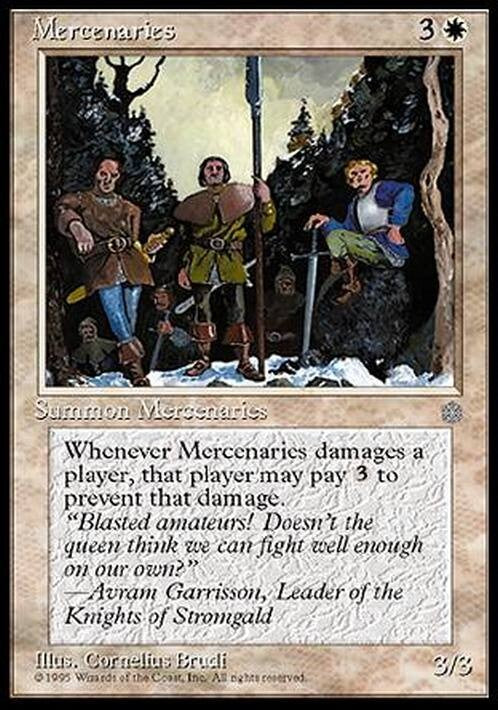 Mercenaries ~ Ice Age [ EX ] [ Magic MTG ]