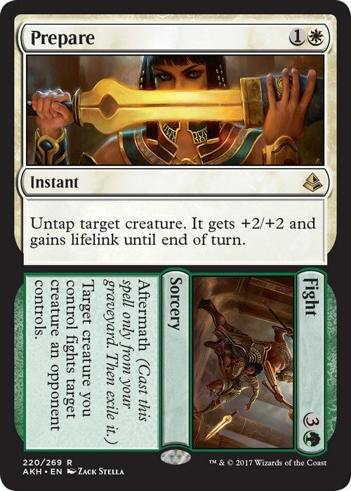 Prepare / Fight ~ Amonkhet [ EX ] [ Magic MTG ]