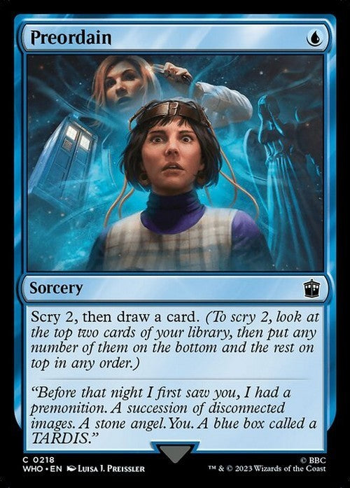 Preordain ~ Commander: Doctor Who [ NM ] [ Magic MTG ]